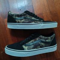 Scarpe Vans Militari Camouflage Old Skool N. 42