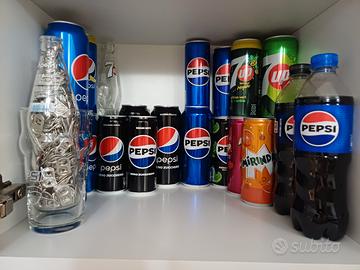 PEPSI.CO LATTINE E BICCHIERI 