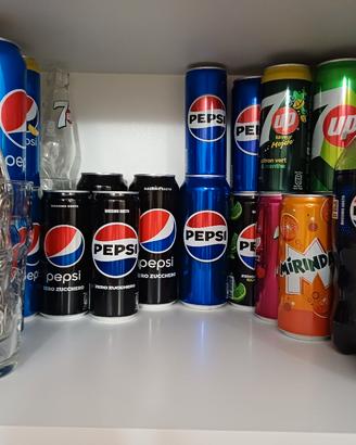 PEPSI.CO LATTINE E BICCHIERI 