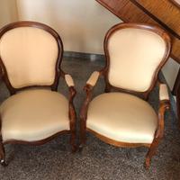 Due poltrone Louis Phillipe del 18tesimo