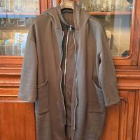 Giacca lunga felpa xxl