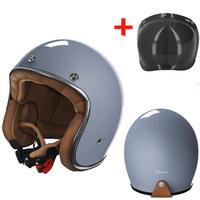 CASCO JET VINTAGE MOTO STORMER NARDO VISIERA FUME