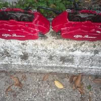 pinze freno rosse alfa romeo 4 pompanti