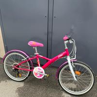 Bici MTB Btwin bambina con cambio ruota 20