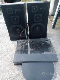 ak p 60 2 casse lettore vinile 