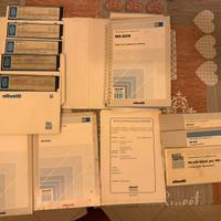 Cofanetto Olivetti ms dos 3.3 manuali+floppy 5.25”