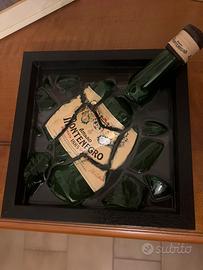 Quadro bottiglia Montenegro rotta