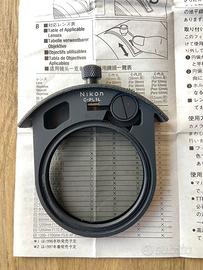 Filtro polarizzatore Nikon C-Pl 1L