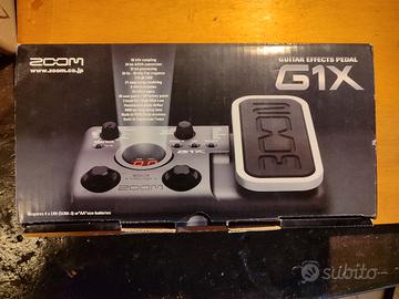 pedaliera chitarra elettrica Zoom G1x