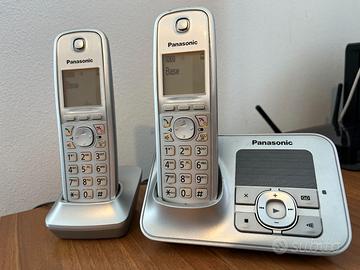 Lotto 3 cordless Panasonic 2 basi ufficio B&B