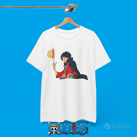 Maglietta One Piece Cappello di paglia Manga