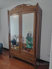 armadio stile liberty fine 800 inizi 900