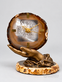 Orologio Vintage in Agata e Bronzo