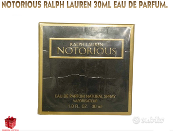 Ralph Lauren Notorious Eau De Parfum 30ml nuovo