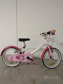 Bicicletta bambina BTwin girls 500, ruote da 16
