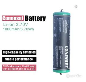 Batteria Li-ion 3.7V 1000mAh