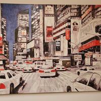 quadro stampa su tela ritoccata a mano