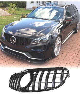 GRIGLIA MERCEDES CLASSE E W212 13-16 LOOK GT NERO 