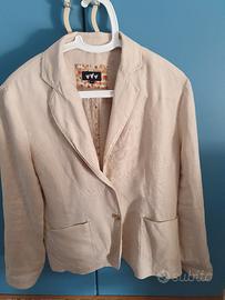 giacca donna in puro lino