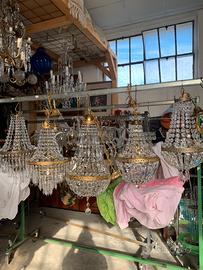 Lampadari a  mongolfiera  pronti da appendere
