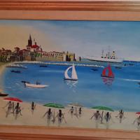 dipinto su tela ALGHERO 136 lunghezza-altezza 76