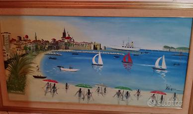 dipinto su tela ALGHERO 136 lunghezza-altezza 76