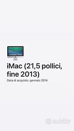 iMac 21,5 pollici