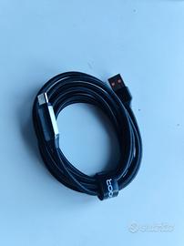 cavetto 2 MT  USB C ricarica 6A smartphone 
