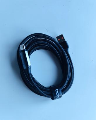 cavetto 2 MT  USB C ricarica 6A smartphone 