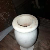 VASO IN MARMO BIANCO