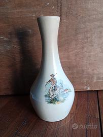 vaso ceramica smaltata Cavaliere