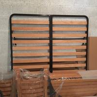 Rete matrimoniale a doghe con piedi ripiegabili