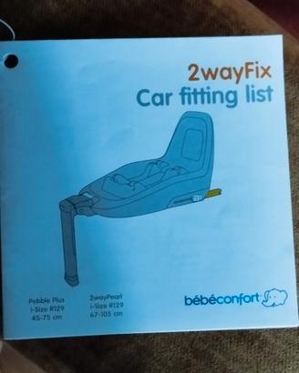 base isofix seggiolino bebè confort 