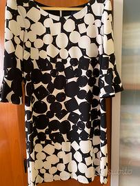 Vestito nero e bianco