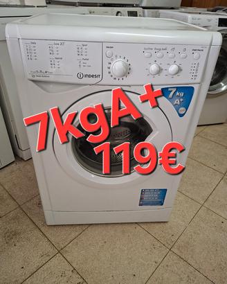 Lavatrice indesit 7kg classe Apiu 1000 giri 