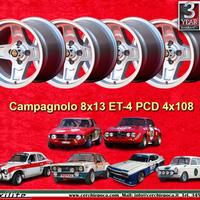 4 pz. cerchi Alfa Romeo Ford Campagnolo 8x13 ET-6