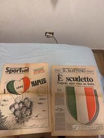 LOTTO 2 ORIGINALI 1987 primo scudetto Napoli
