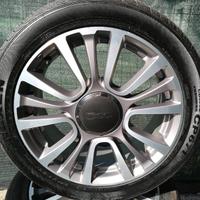 Cerchi in lega 17" originali FIAT 500L con gomme