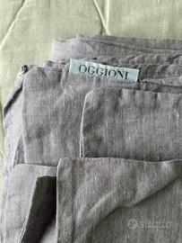 Completo letto in lino Oggioni