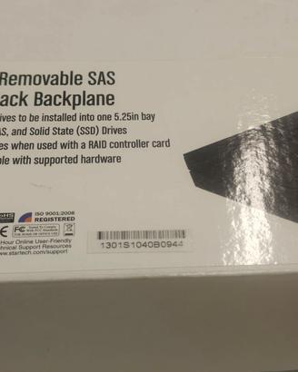 backplane per rack portatile per 4 unità SAS SATA