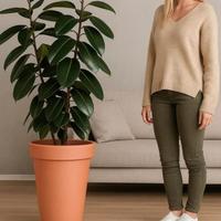 Maxi vaso resina  Eur3plast alto cm 51 diametro 38