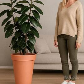 Maxi vaso resina  Eur3plast alto cm 51 diametro 38