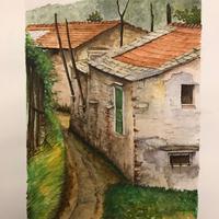 Sentiero rustico a Chignero