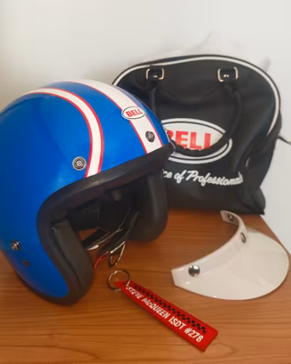 Casco Jet BELL Custom 500 Steve McQueen Edition L