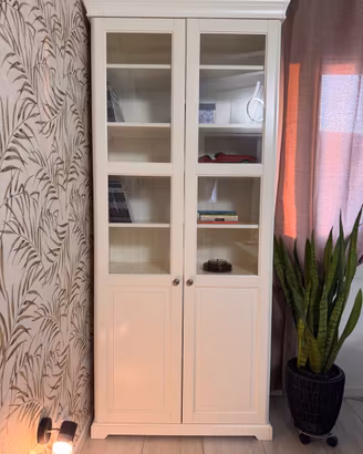 Coppia libreria vetrina Ikea Liatorp