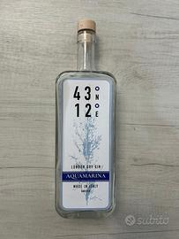 Bottiglia gin Acquamarina VUOTA