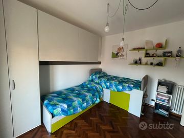 Cameretta MorettiCompact con 2 letti