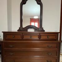 Comò + specchio + 2 comodini