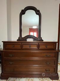 Comò + specchio + 2 comodini