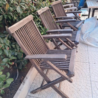 sedie da giardino teak